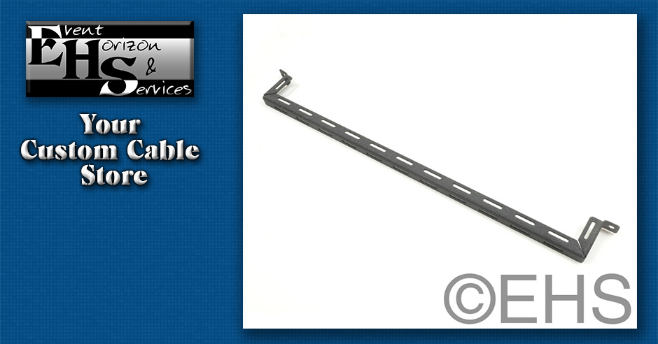 Middle Atlantic Products LBP-1A Barra Orizzontale Per Cavi In Alluminio - Natural Finish