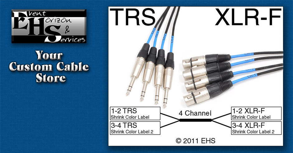 Mogami 2931 4 channel TRS 1/4