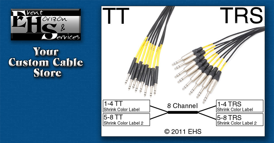 Mogami 2932 8 channel TT to TRS 1/4