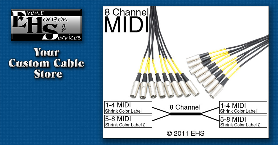 BELDEN 1512C 8ch 7m 8端子 ( MOGAMI 2932 ） Mogami 2932 8 channel