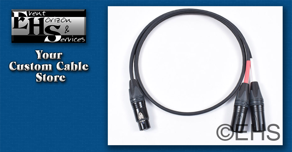 Stereo 4 Pin Bal. XLR Female to selection, Mogami 3106- Event Horizon