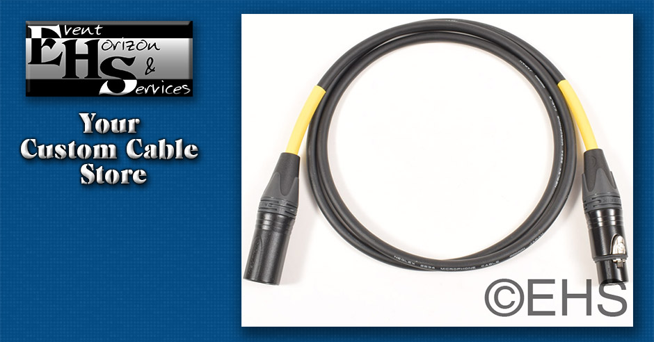 Mogami 2534 Quad Mic cable 2Ft- Event Horizon & Services