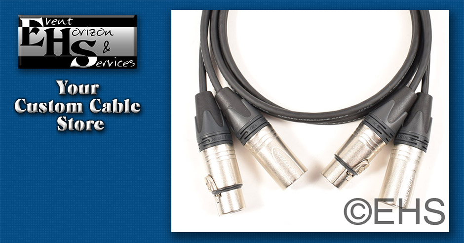 Mogami 3106 - 2 Channel Send-Return XLR Cable 25Ft- Event