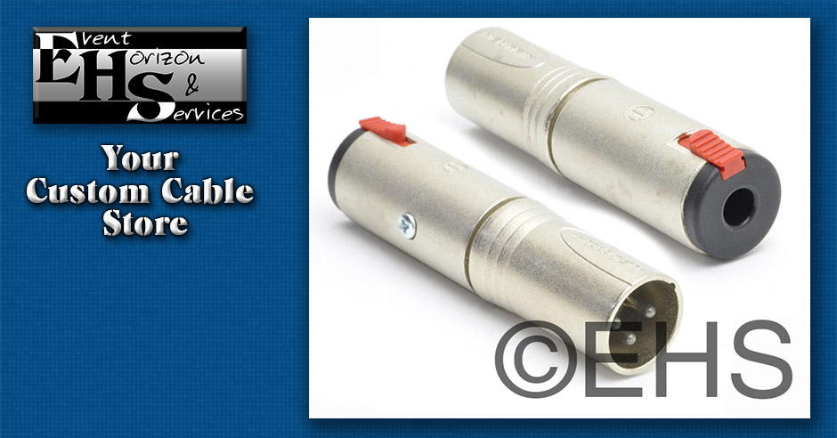 Neutrik NA3MJ Adapter XLR Male to TRS 1/4