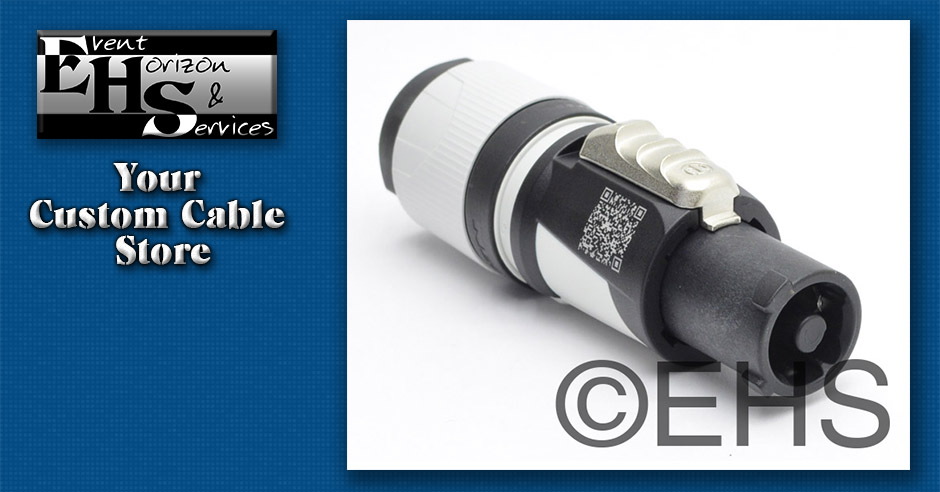 Neutrik NAC3FXXB-W-S PowerCON Cable Gray (Small)- Event Horizon &