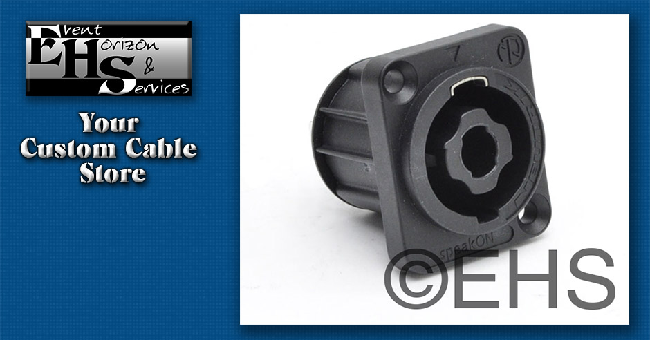 noi Neutrik NLT4MP Speakon 4 Pole Panel Metal- Event Horizon & Services