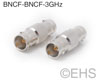 BNC F to BNC F Barrel Adapter, Female - Female (Jack to Jack) 3GHz