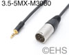 Mogami 3080- 5pin XLR Male to 1/8" (3.5mm) Control Cable, EHS-Built