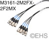 Mogami 3161 AES/EBU 4 line XLRM-XLRF To XLRF-XLRM Send-Ret, EHS-Built
