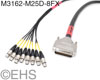 Mogami 3162 AES/EBU 8 line XLRF to Male 25 pin D-Sub snake, EHS-Built