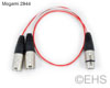 Mogami 2944 5 pin XLR-F to Dual XLR-M cable