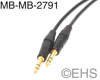 Mogami 2791 Extreme Durability 1/4" TRS cable 1 Ft, EHS-Built