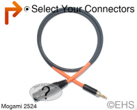 Mogami 2524 1/8" Locking Sennheiser Line Wireless XLR Cable, CL2, EHS-Built