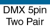 DMX 5 Pin - Two Pair