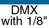 DMX with 1/8in-3.5mm