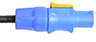 Power Out Plug: PowerCON A/Blue 20A (Older Style- Yellow Latch - Limited Qty.) (-$0.79)
