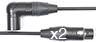 XLR Connector Options (5M-2_3F): Gold: Right Angle Male (RA) -- Straight Female (XX) (+$20.15)