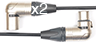 XLR Connector Options (5F-2_3M): Nickel: Right Angle Male -- Right Angle Female (+$25.91)