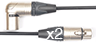 XLR Connector Options (5M-2_3F): Nickel: Right Angle Male (RA) -- Straight Female (XX) (+$9.56)