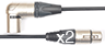 XLR Connector Options (5M-2_3F): Nickel: Right Angle Male (RA) -- Straight Female (C) (+$7.68)