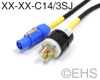 18 amp 14AWG Specialty Power Cable/Adapter Cable, EHS-Built