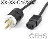 13 amp 16AWG Specialty Power Cable/Adapter Cable, EHS-Built