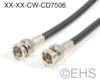 Clark CD7506 RG-6 HD Digital 75ohm Coax Cable: BNC, RCA, or F-type, EHS-Built