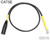 CAT 5-E Stranded cable with optional EtherCon 15Ft