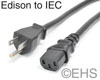 IEC Power cord 4ft