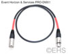 EHS PRO-DMX1, 3 Pin Male to 5 Pin Female XLR Cable