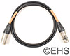EHS PRO-DMX1, DMX 3 Pin Lighting Control Cable 2 Ft, EHS-Built