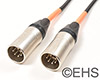 EHS PRO-DMX1, 5 Pin Male to 5 Pin Male XLR DMX Turnaround, EHS-Built