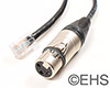 DMX 3 pin XLR Female to RJ-45 Adapter, EHS-Built
