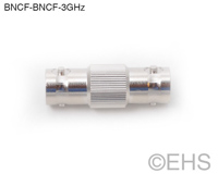 BNC F to BNC F Barrel Adapter, Female - Female (Jack to Jack) 3GHz