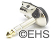Hicon HI-J63SA05 TRS Flat 1/4" Black/Nickel - Gold Tip