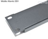 Middle Atlantic EB1 1 Space (1 3/4") Flanged Black Rack Panel