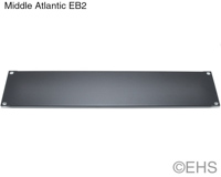 Middle Atlantic EB4 4 Space (7") Flanged Black Rack Panel