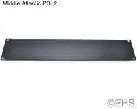 Middle Atlantic PBL-4 4 Sp (7") Flanged Aluminum Black Rack Panel