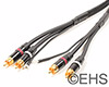 Mogami 2549 Dual RCA cable with Ground: Select-A-Length, EHS-Built