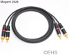 Mogami 2528 Dual RCA cable 15 Ft, EHS-Built