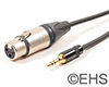 Mogami 2552- 1/8" (3.5mm) Mono Output to Stereo Input Cable, EHS-Built
