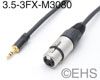 Mogami 3080- 3pin XLR Female to 1/8" (3.5mm) Control Cable, EHS-Built