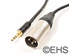 Mogami 3080- 3pin XLR Male to 1/8" (3.5mm) Control Cable, EHS-Built