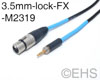 Mogami 2319 1/8" Locking Sennheiser Line Wireless XLR Cable, CL2, EHS-Built