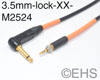 Mogami 2524 1/8" Locking Line6 Wireless Instrument Cable, EHS-Built