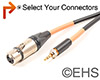 Mogami 2524 1/8" Locking Sennheiser Mic Wireless XLR Cable, CM1, EHS-Built