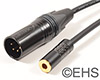 Mogami 2893 4.4mm Female TRRRS To XLR cable, EHS-Built
