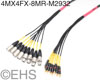 Mogami 2932 8 channel XLRF-XLRM TO RCA-M Snake Send-Ret, EHS-Built