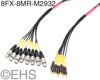 Mogami 2932 8 channel XLRF to RCA-M snake, EHS-Built