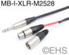 Mogami 2528 Insert Cable with XLRs, EHS-Built